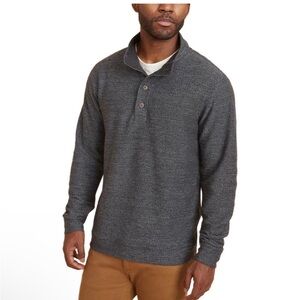 Marine Layer Clayton Textured Pullover India Ink Small